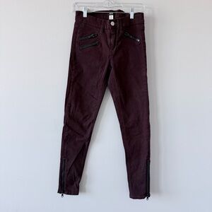 BDG Plum Zippered Pants